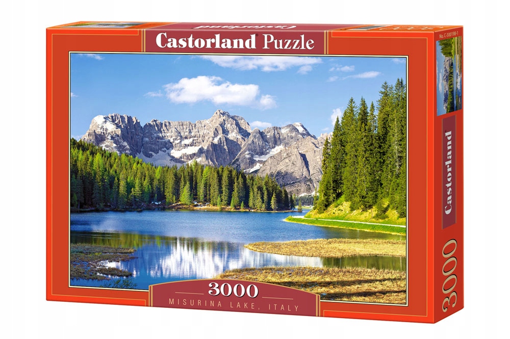

Puzzle 3000 el. Jezioro Misurina, Italia Castor