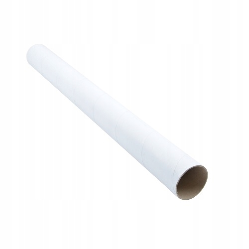 

Tuba Tekturowa Biała 80mmx350mm Tuleja A3 10szt