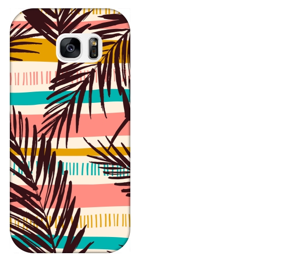 

Etui pokrowiec Samsung Galaxy S7 G930 Liscie tropi