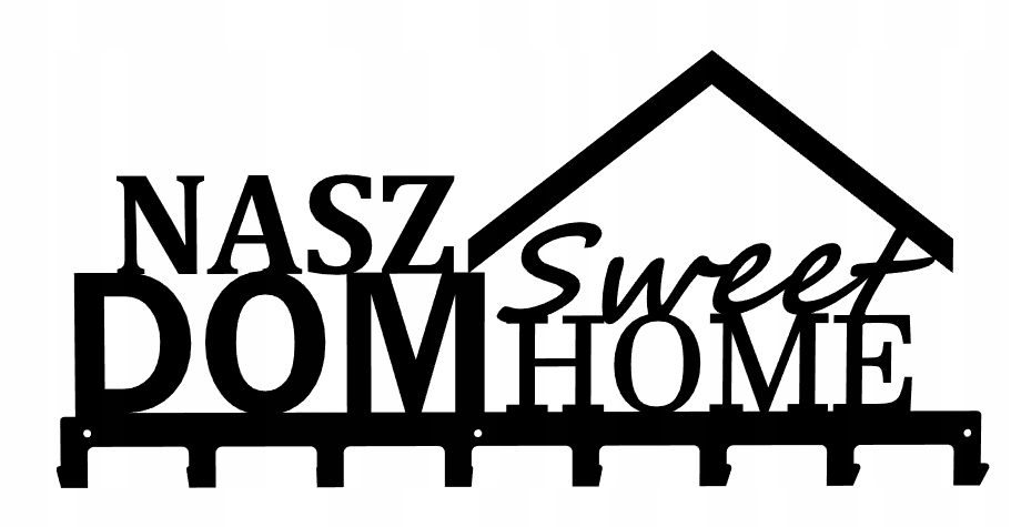 

Wieszak na ubrania ręczniki Nasz Dom sweet home