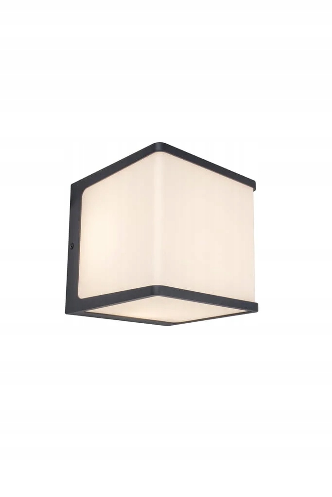 Fasádní lampa venkovní nástěnné Led kostka 15x15x15 cm antracit Lutec