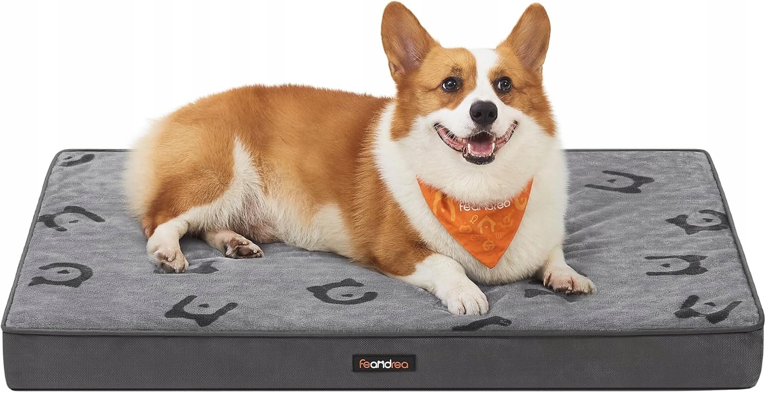 Levně Feandrea pelíšek pro psa šedý 91 cm x 68 cm
