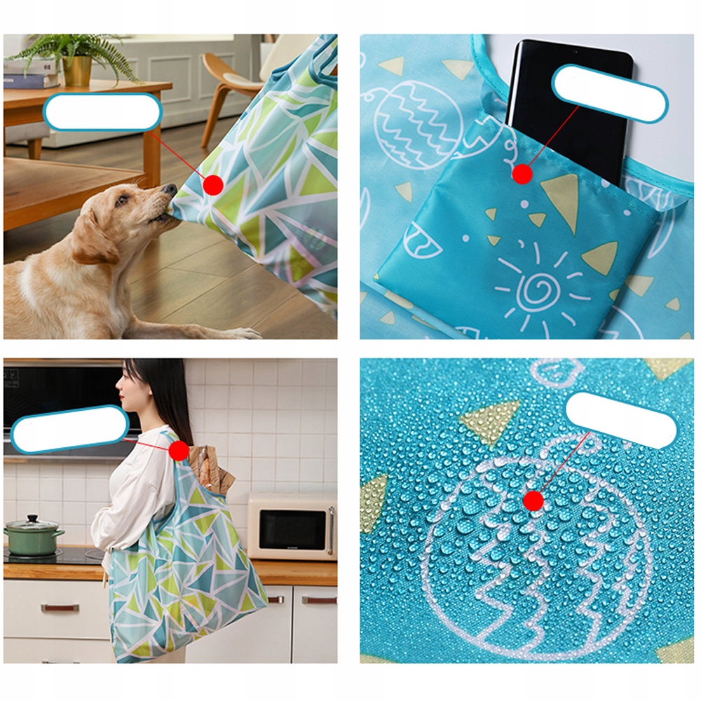 Torby na zakupy EKOLOGICZNA WIELOKROTNEGO UŻYTKU Rodzaj torba