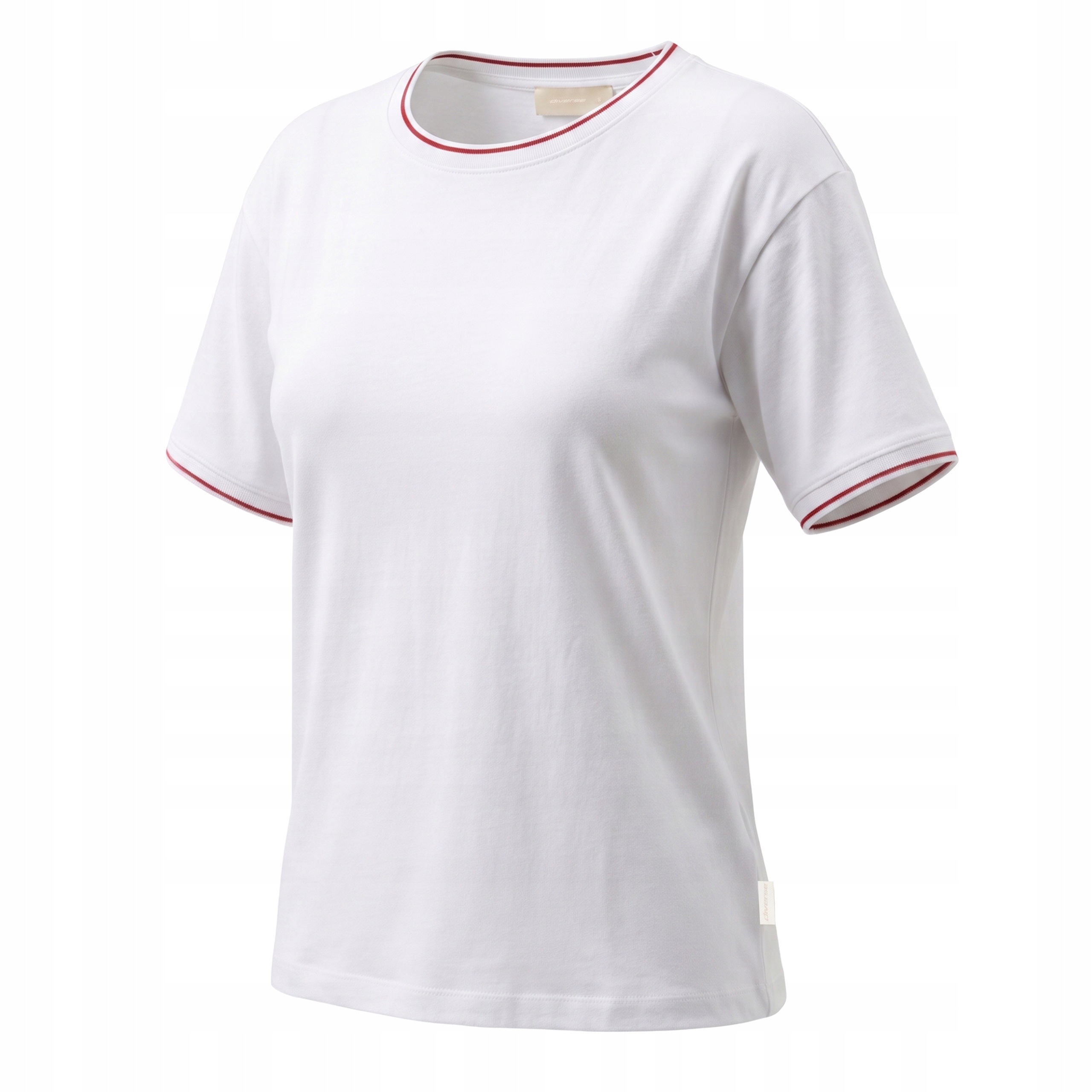 Koszulka damska T-shirt bawełniany Diverse Kemico 264 A Biały M