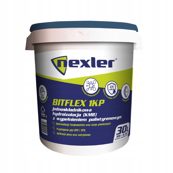 Nexler Bitflex 1KP Hydroizolacja grubowarstwowa 30L/op. 18szt/pal.