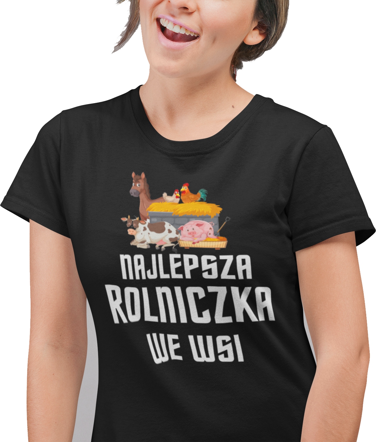 Koszulka NAJLEPSZA ROLNICZKA damska L