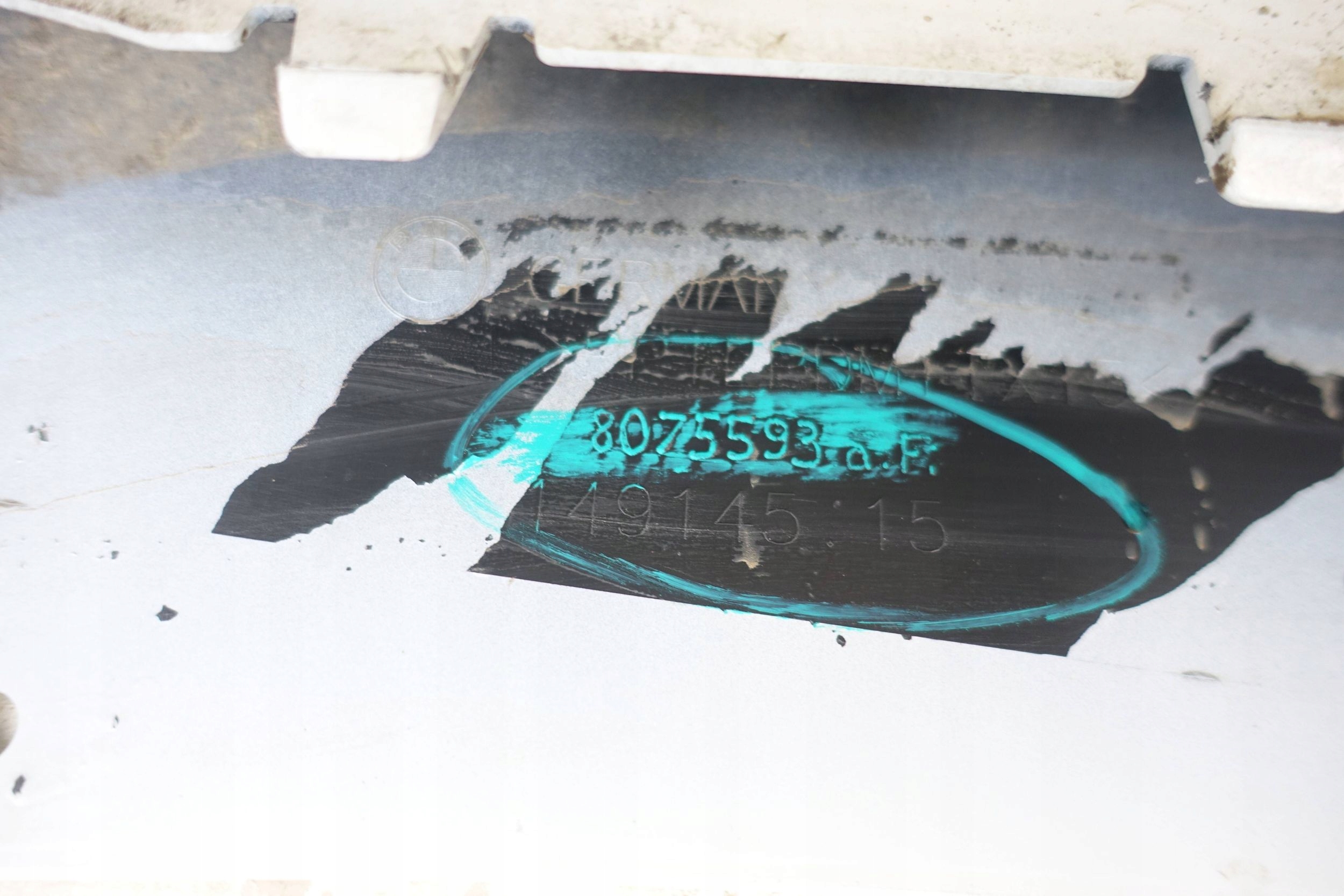 bumper front front BMW 2 II F45 F46 m-packet 18-22 6XPDC 8075593