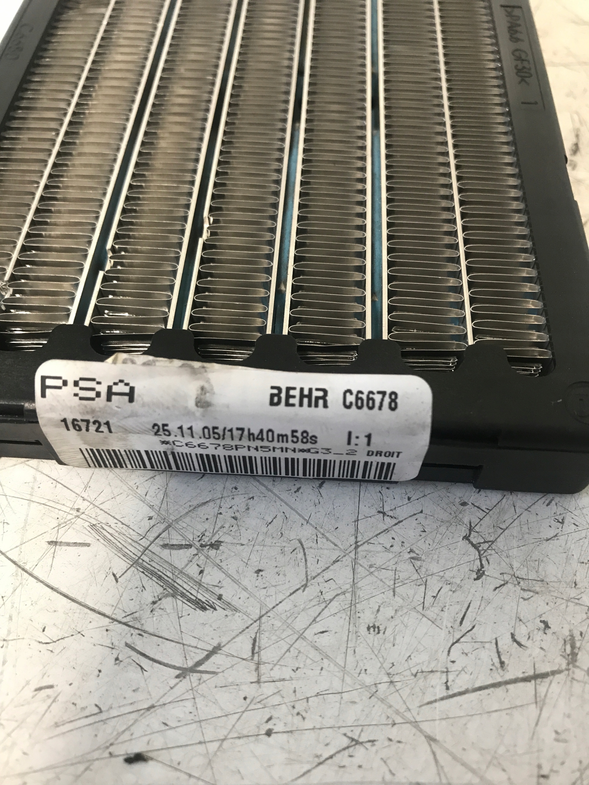 heater electrical CITROEN C4 and C6678