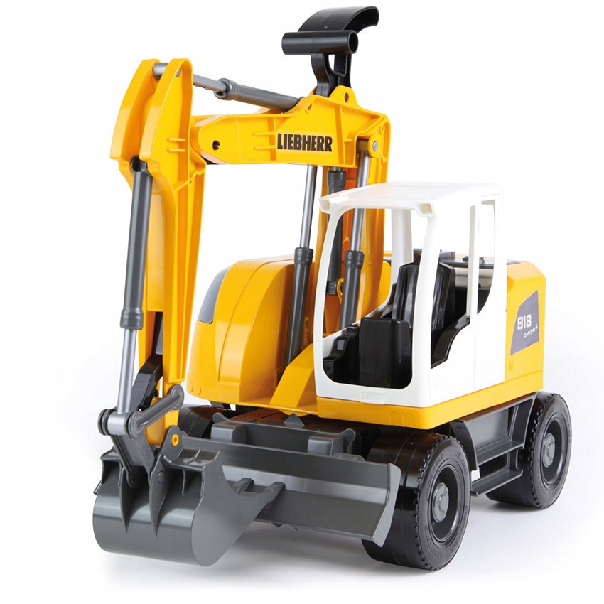 LENA WORXX KOPARKA POJAZD BUDOWLANY LIEBHERR 48 CM RUCHOMA ŁYŻKA Model WORXX Liebherr A918 Litronic