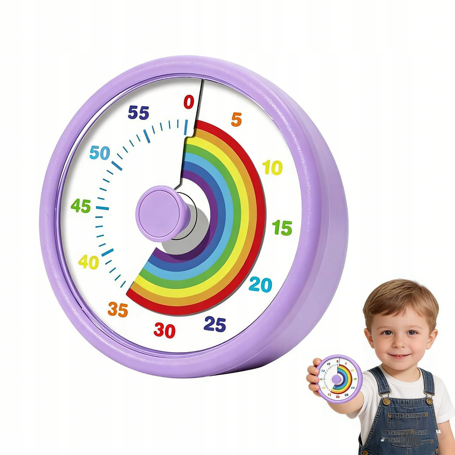 Vizuální Časovač Na 60 Minut pro Děti I Dospělé Pomůcka pro soustředění při Adhd a autismu