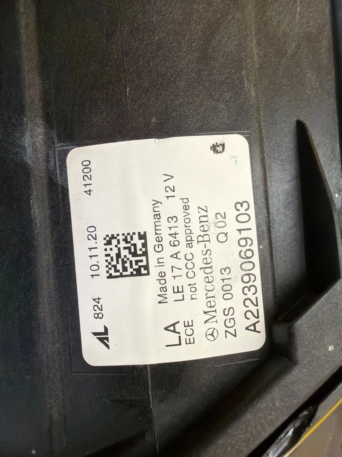 light left MERCEDES S-KLASA W223 DIGITAL LIGHT A2239069103