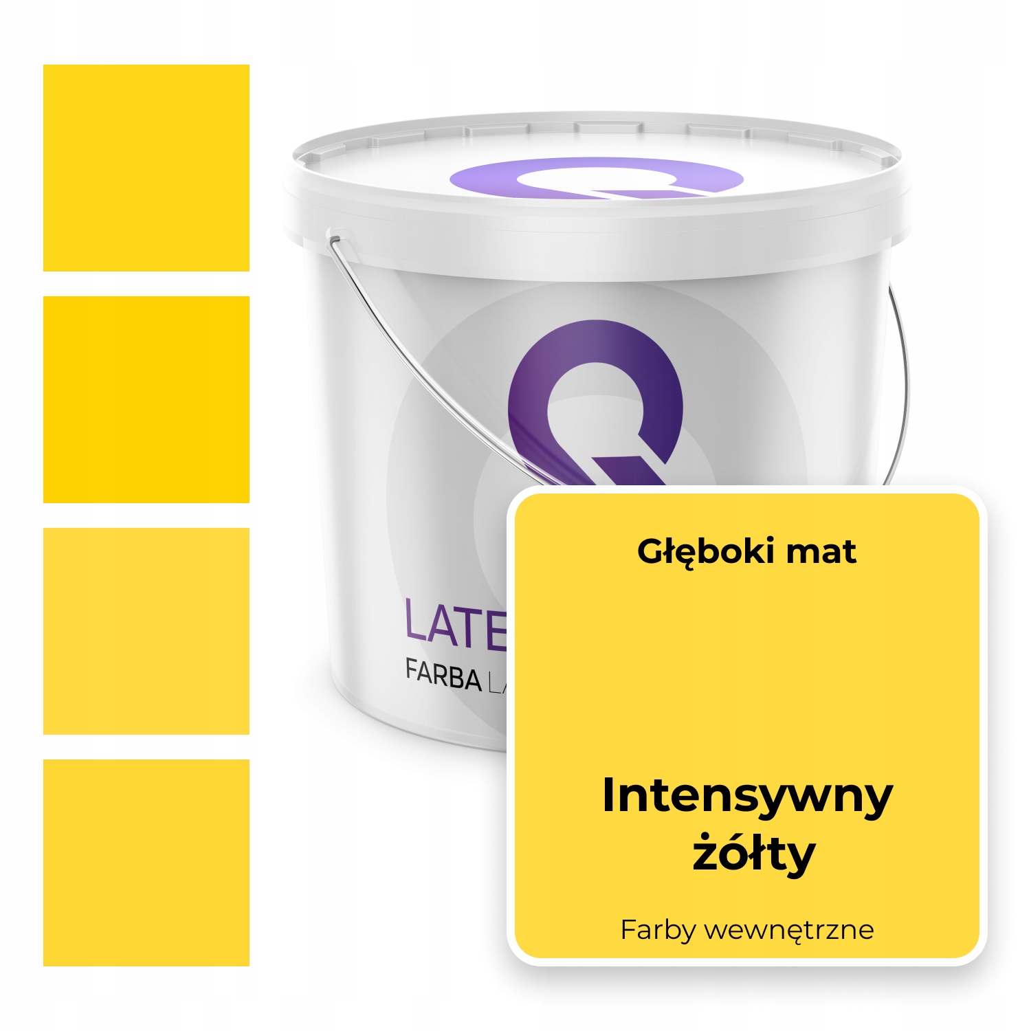 

Farba Lateksowa Żółta Intensywna Matowa 5L