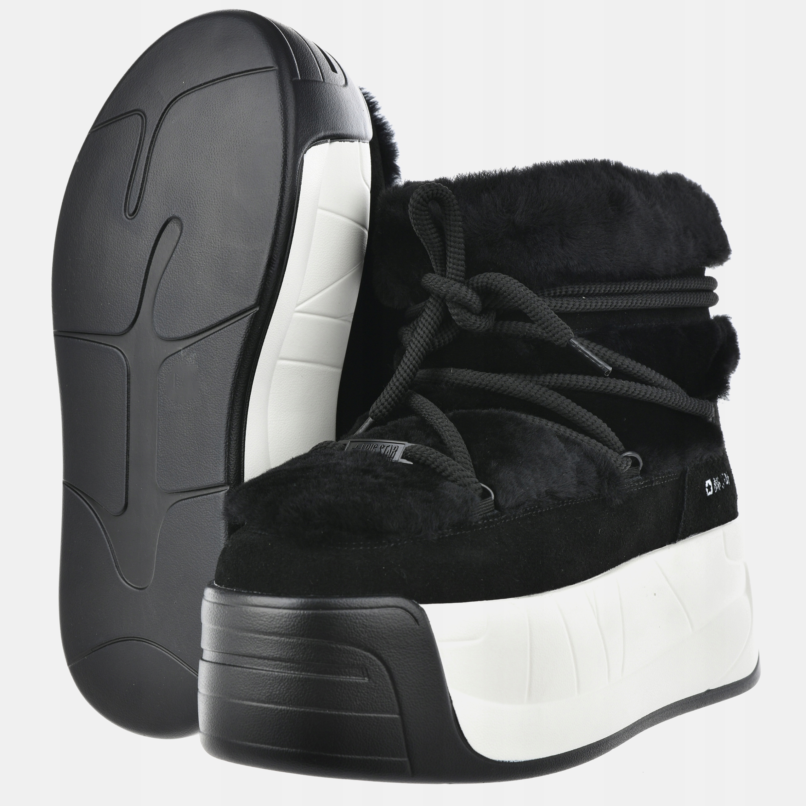 Dámské Vysoké Zimní Sněhule Na Platformě Big Star OO274A206 AW24