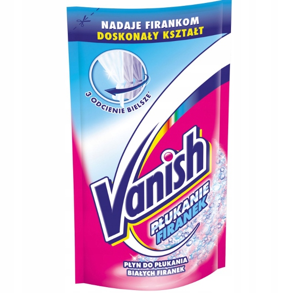 

Vanish Płyn Do Płukania Wybielania Firan 125ML