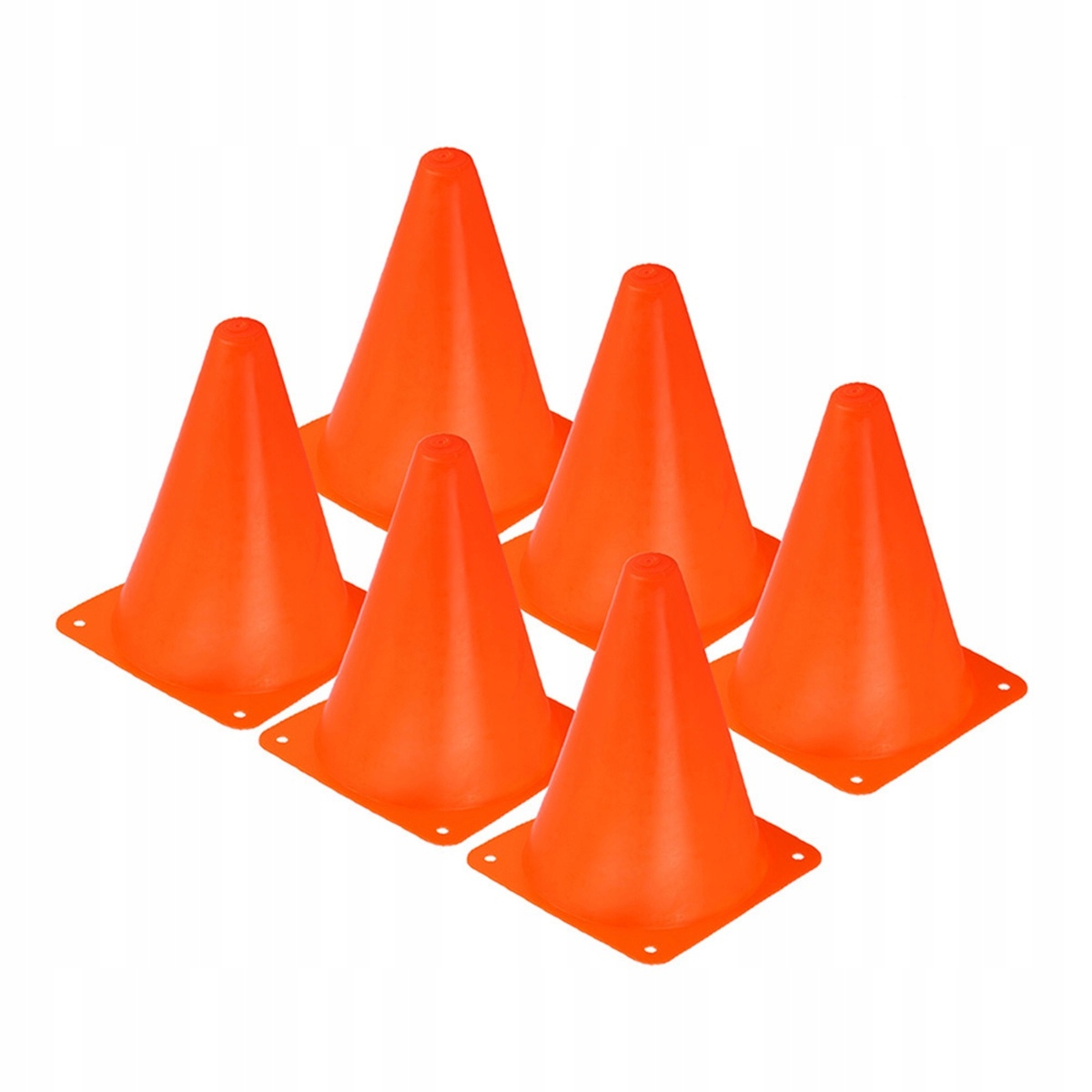 ZESTAW 6 STOŻKÓW TRENINGOWYCH PRZESZKODY DZIECI (18CM)