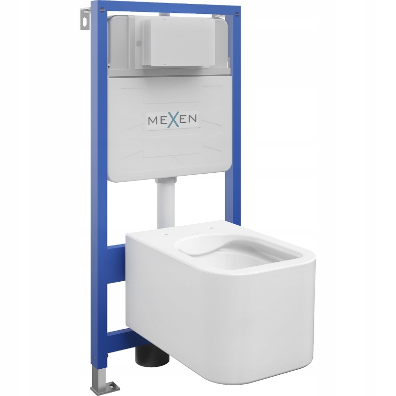Zestaw podtynkowy wc stelaż Mexen Fenix Slim miska wc wisząca Elis