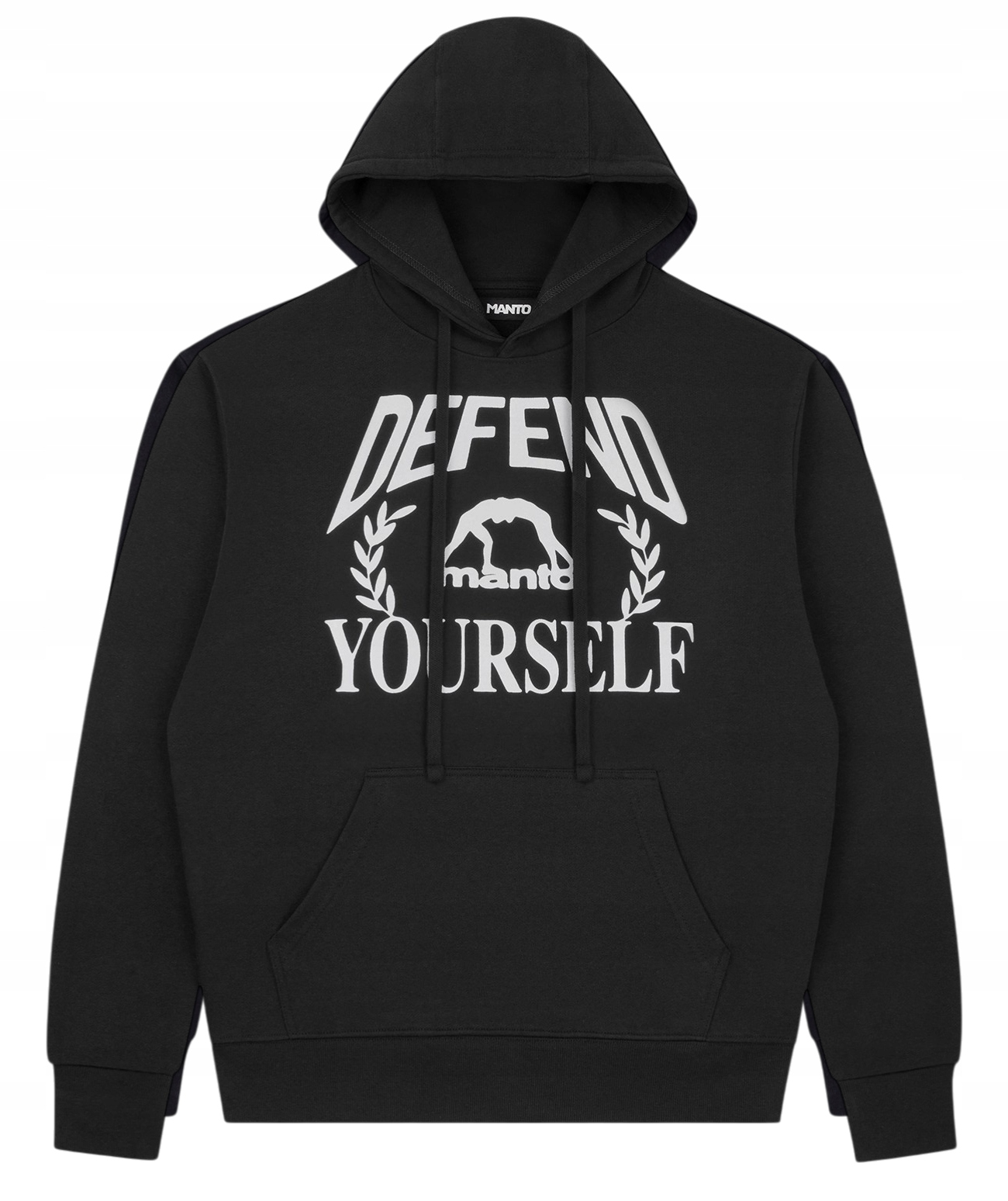 Manto Mikina S Kapucí Defend Black XL