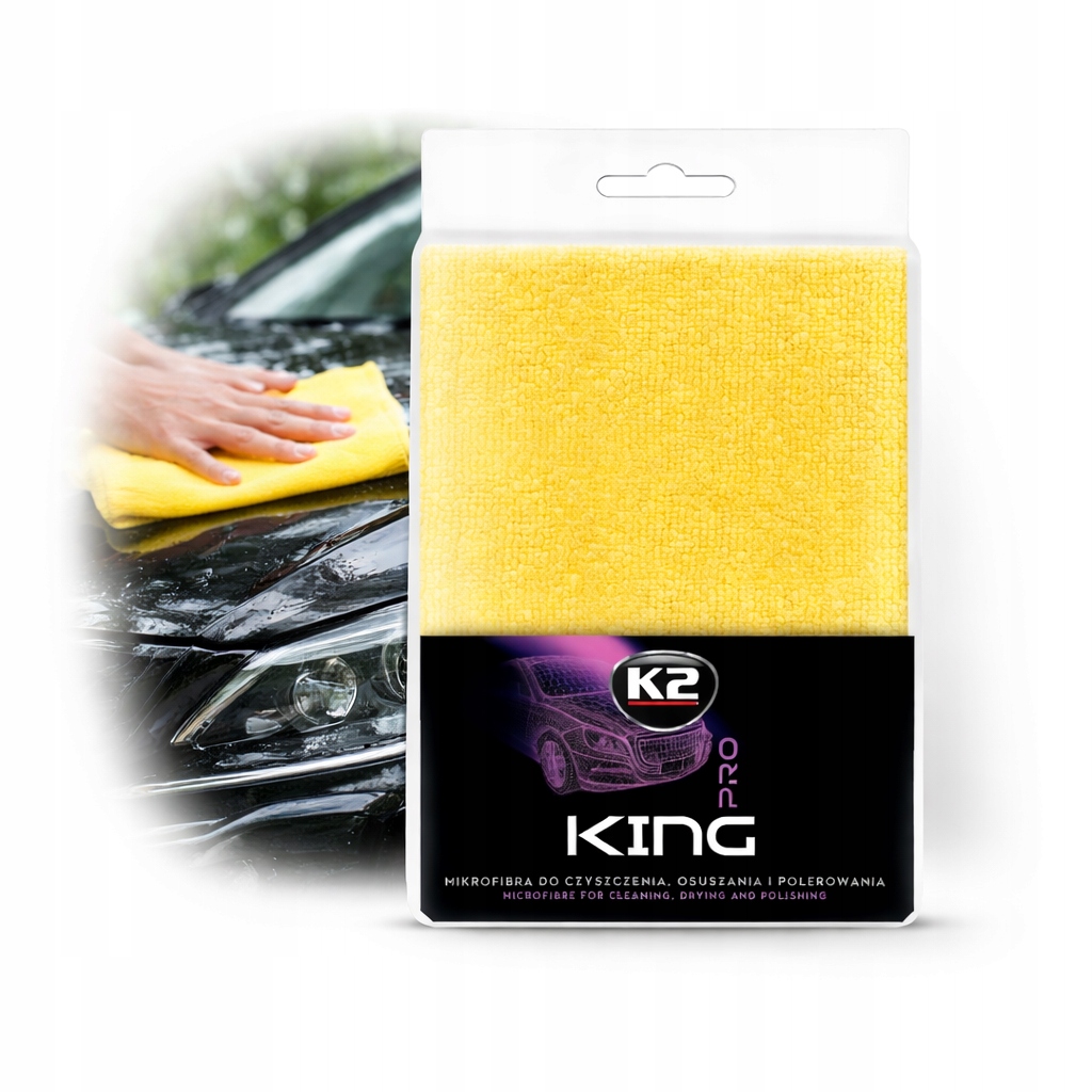 Ręcznik mikrowłókno do osuszania K2 King Pro 40x60cm 500gsm