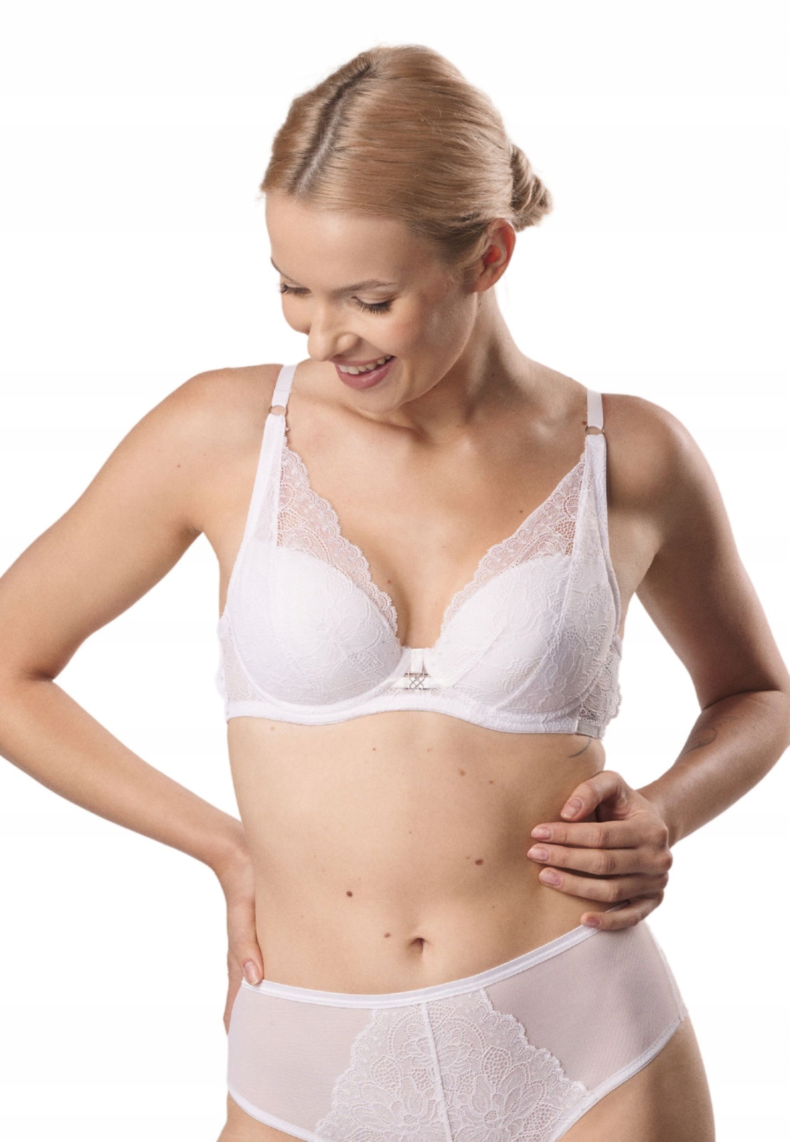 Nipplex Podprsenka 70E Abia Push-up Bílá