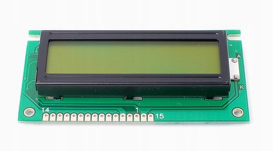 

Wyświetlacz matryca LCD 16x2 niebiesko biały