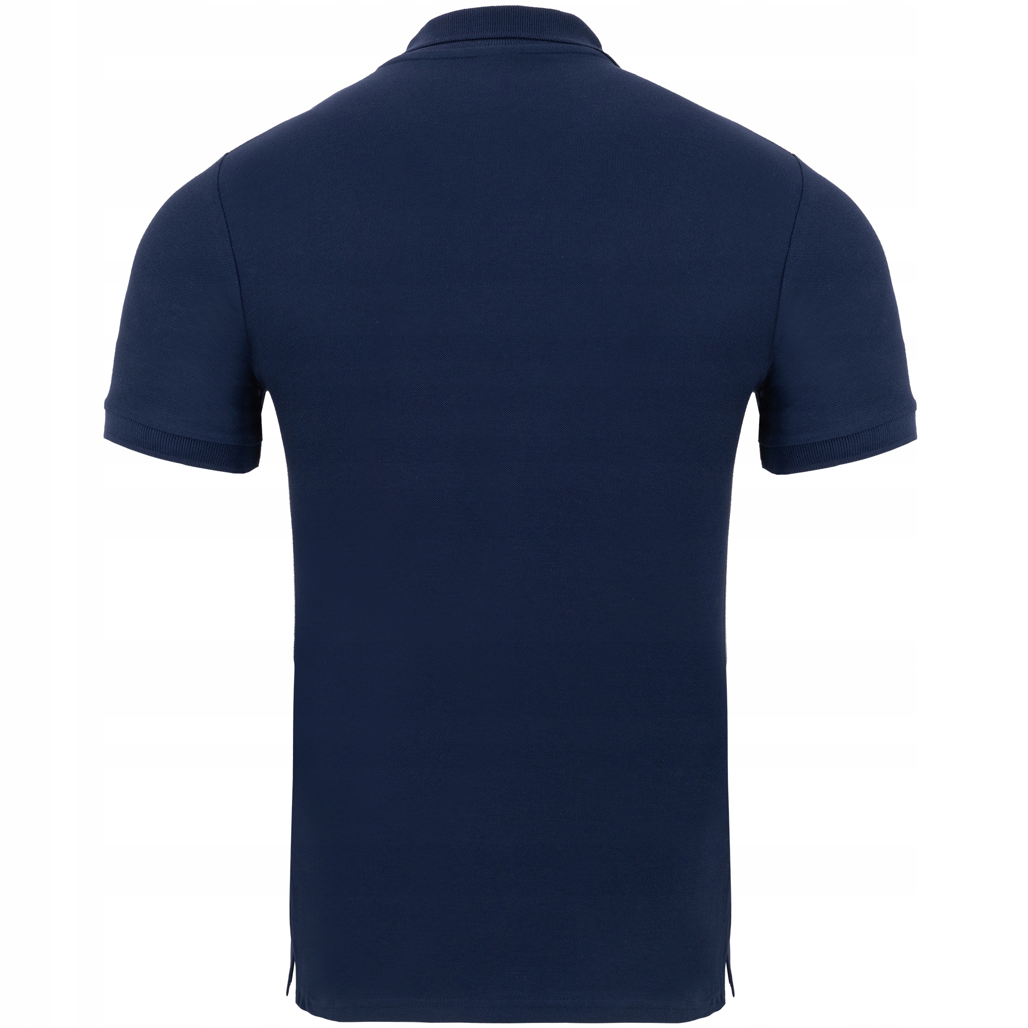 MĘSKA KOSZULKA POLO GŁADKA Z KOŁNIERZYKIEM XXL Rękaw krótki rękaw