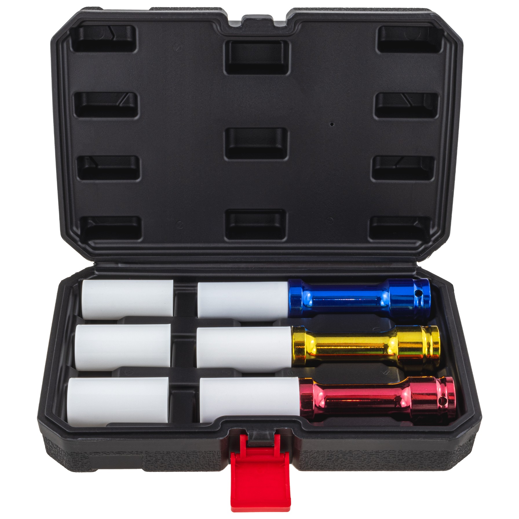 KLUCZ DO KÓŁ NASADKI UDAROWE DO FELG ALUMINIOWYCH 6 EL.