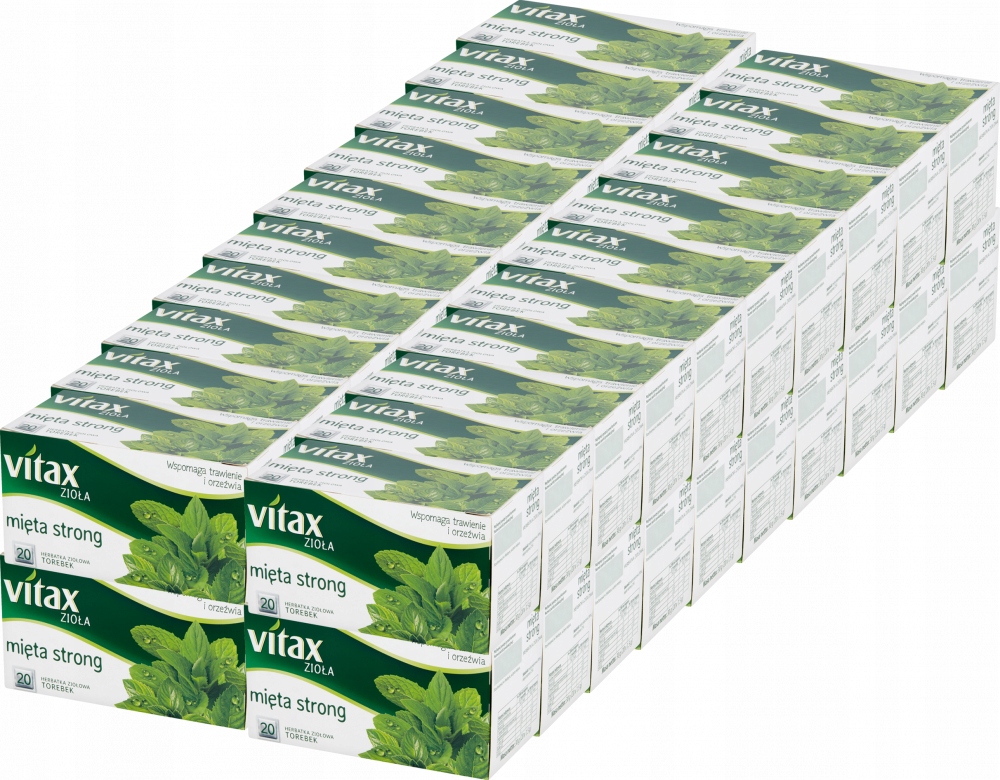 Vitax Strong Mięta Herbata zioła 20tb x40