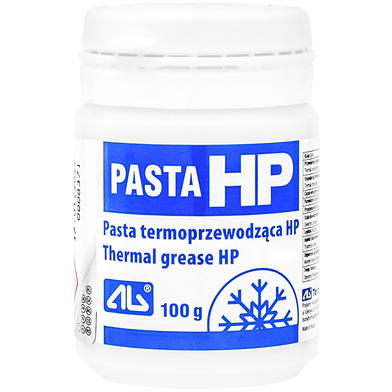 

Pasta Termoprzewodząca Silikonowa Ag Hp 100g