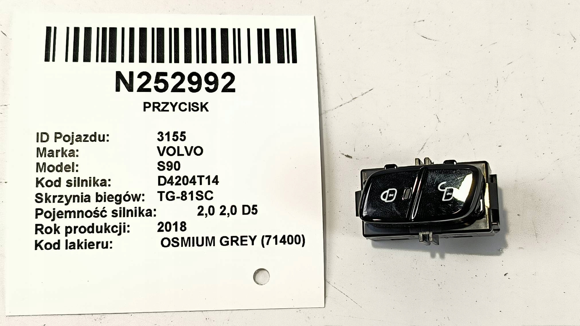 button 31443864 VOLVO S90