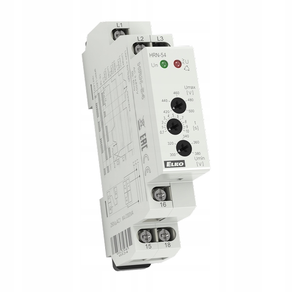 Elko Relé Pro Nahlížení Napětí HRN-54 3x400V