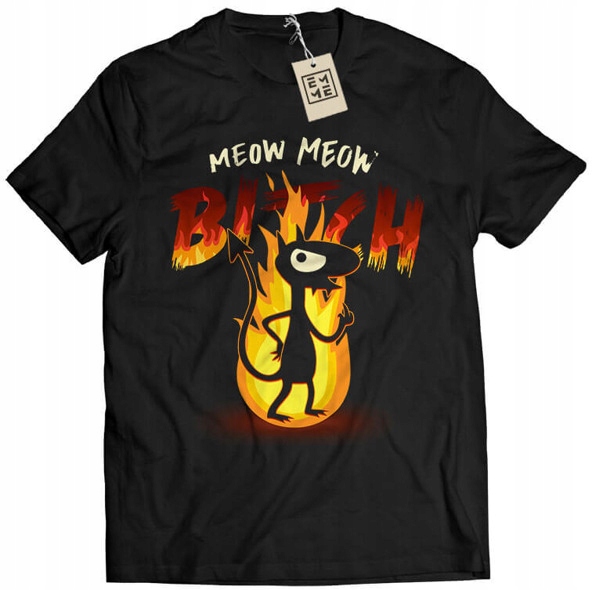 

Koszulka Luci Meow Meow Rozczarowani Czarna S