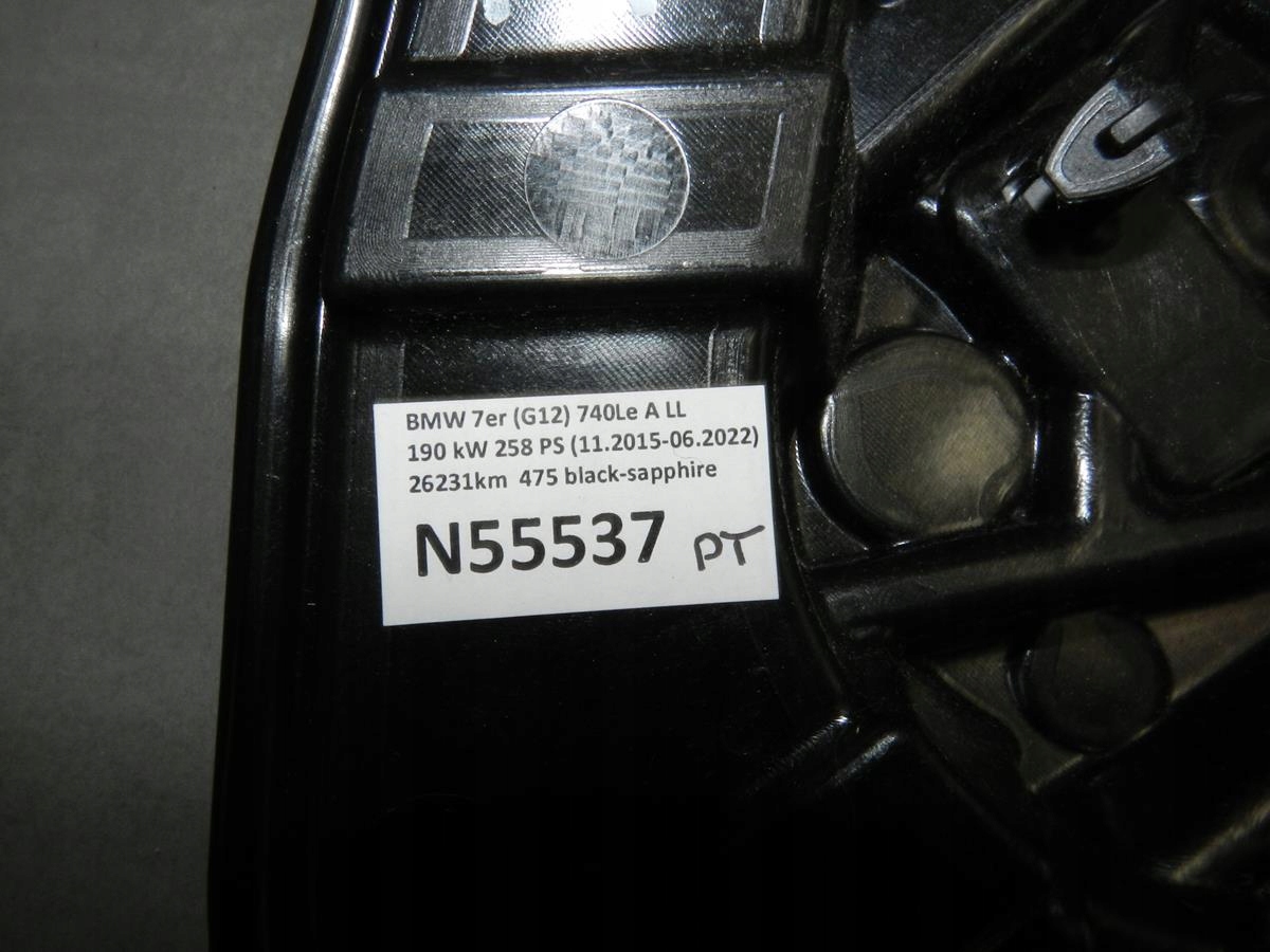 BMW 7 G12 Mécanisme Vitres Droite Arrière 7479058