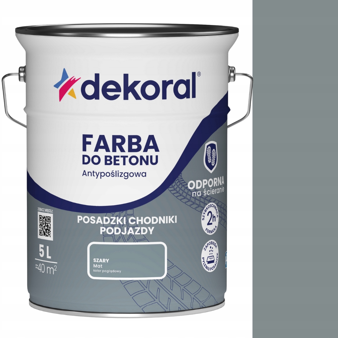 Dekoral Barva Betonu Akrylit B 5L Šedá