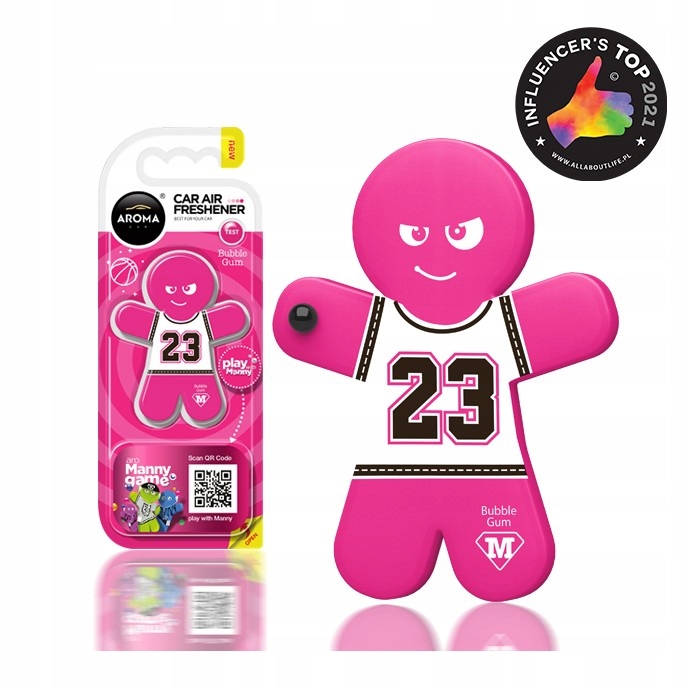 

Zapach Samochodowy Manny Bubble Gum