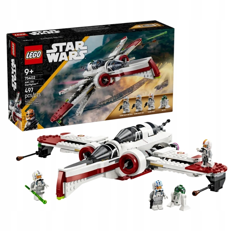 Lego Star Wars Pomsta Sithů Stíhačka ARC-170 497 Dílků 75402 9+