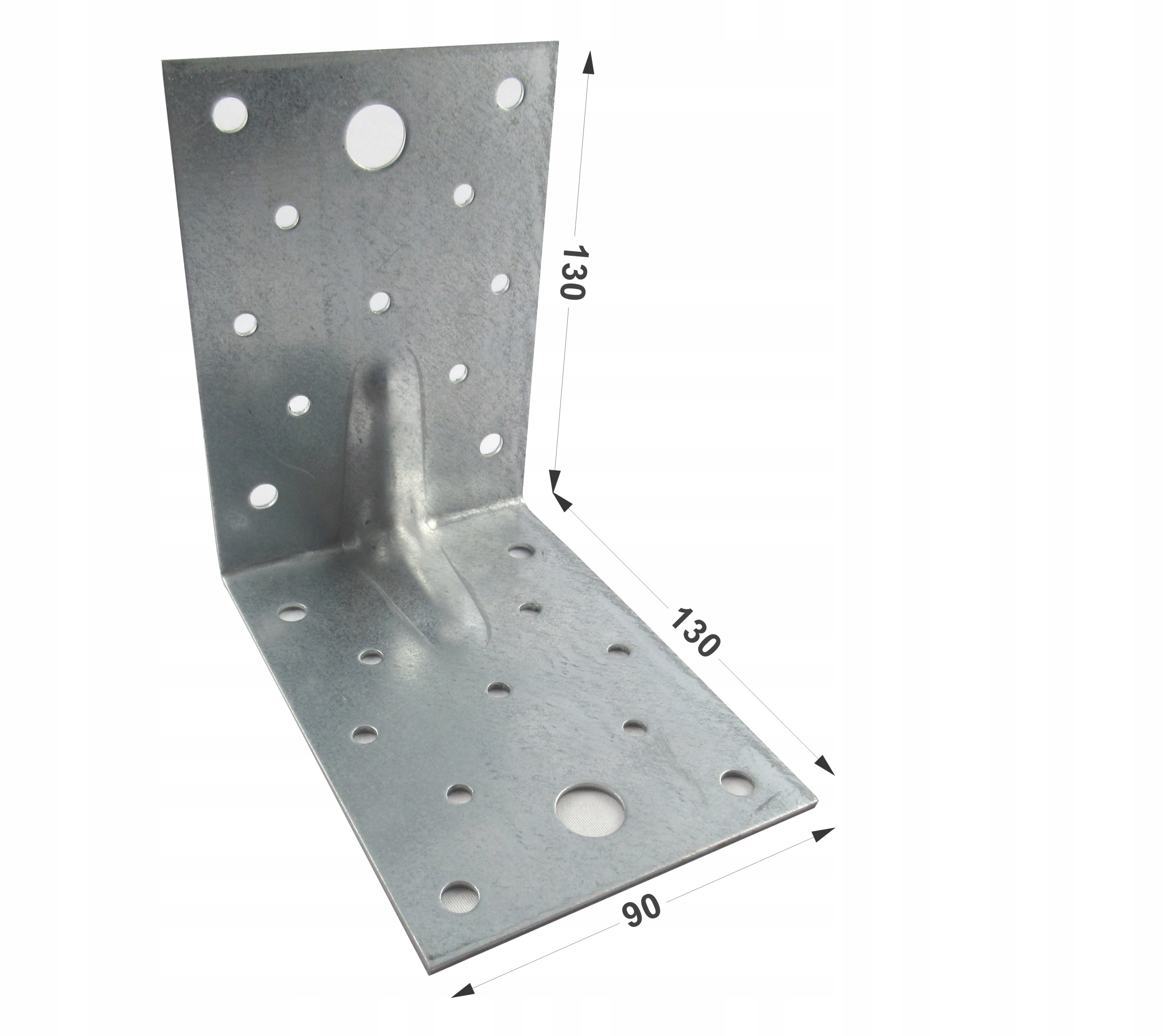 KĄTOWNIK ŁĄCZNIK CIESIELSKI 130x130x90 WZMOCNIONY EAN (GTIN) 5905471900802