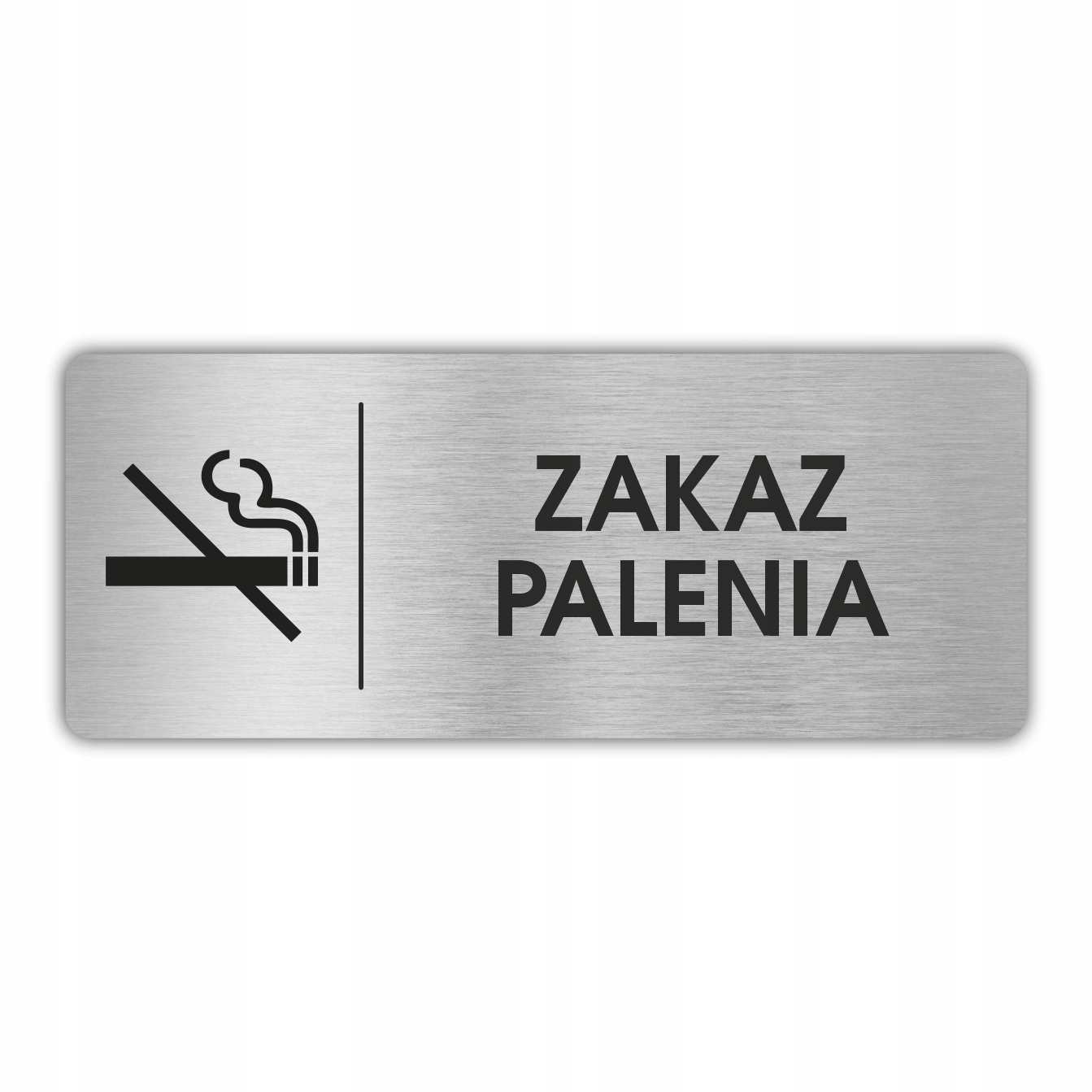 Tabliczka piktogram ZAKAZ PALENIA 20x8 cm