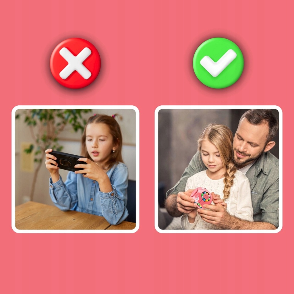 KOCKA PUZZLE KIRAKÓS JÁTÉK MÁGIKUS STRESSZOLDÓ LOGIKAI JÁTÉK RÓZSASZÍN Termékszélesség 6.5 cm