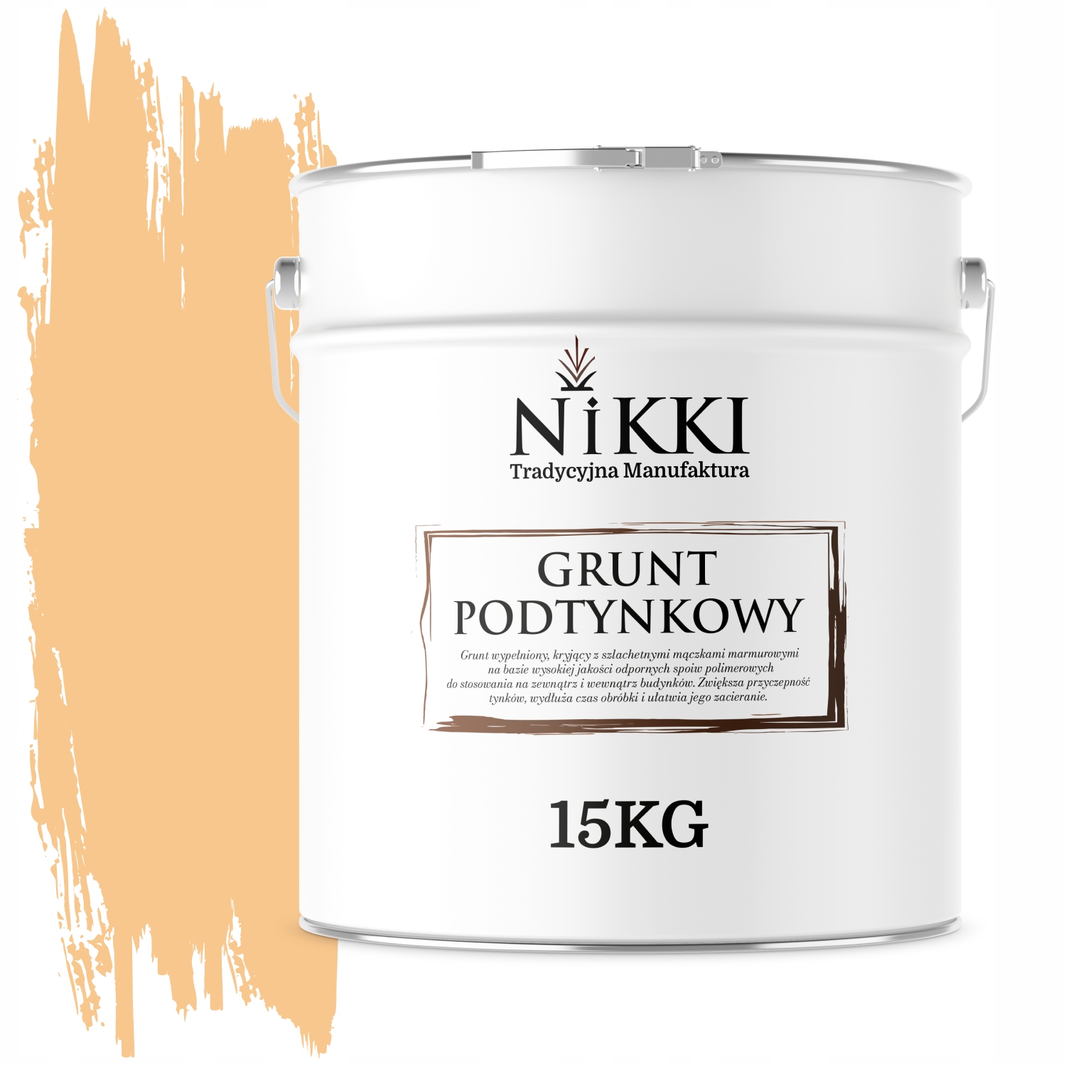 Podomítkový Podklad Pod Silikonovou Omítku, Barva Oranžová, Světlá F764 15 Kg