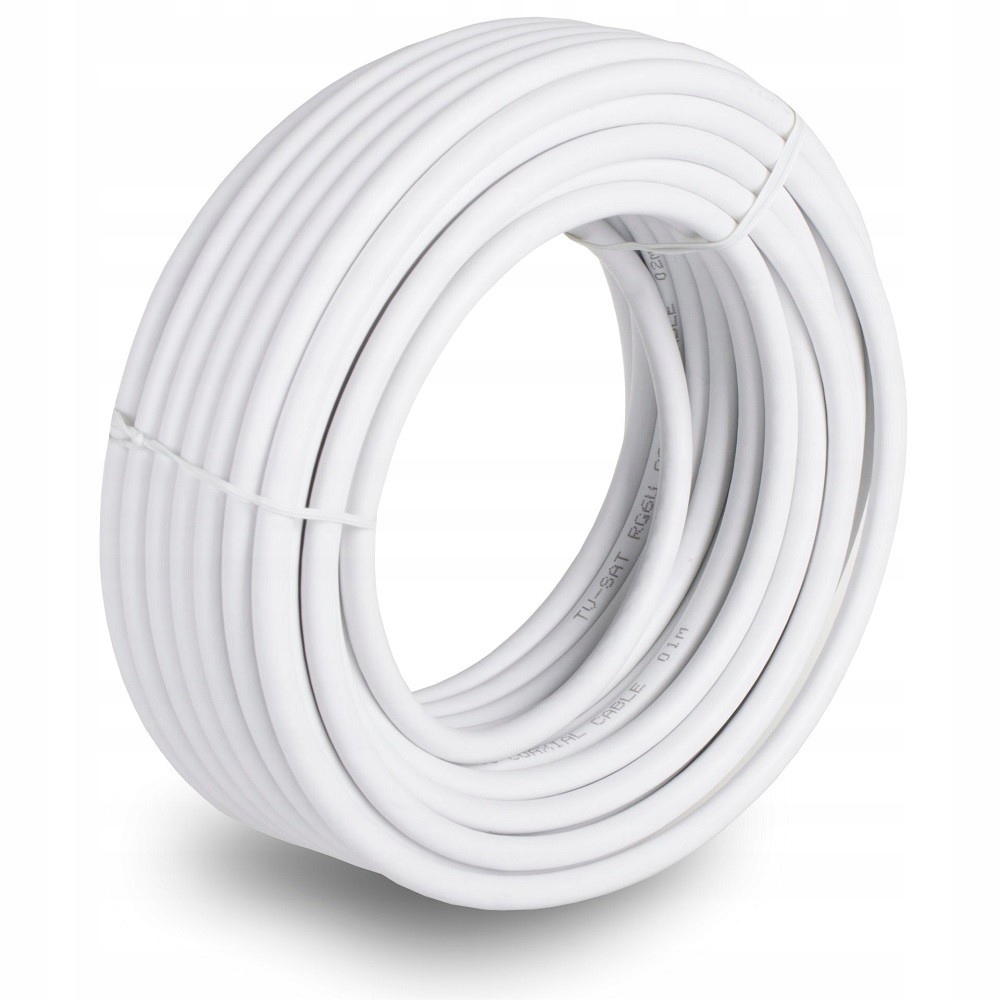 KABEL PRZEWÓD KONCENTRYCZNY DO ANTENY TV ANTENOWY ZEWNĘTRZNY LTE HD 4K 50M EAN (GTIN) 5902689076824