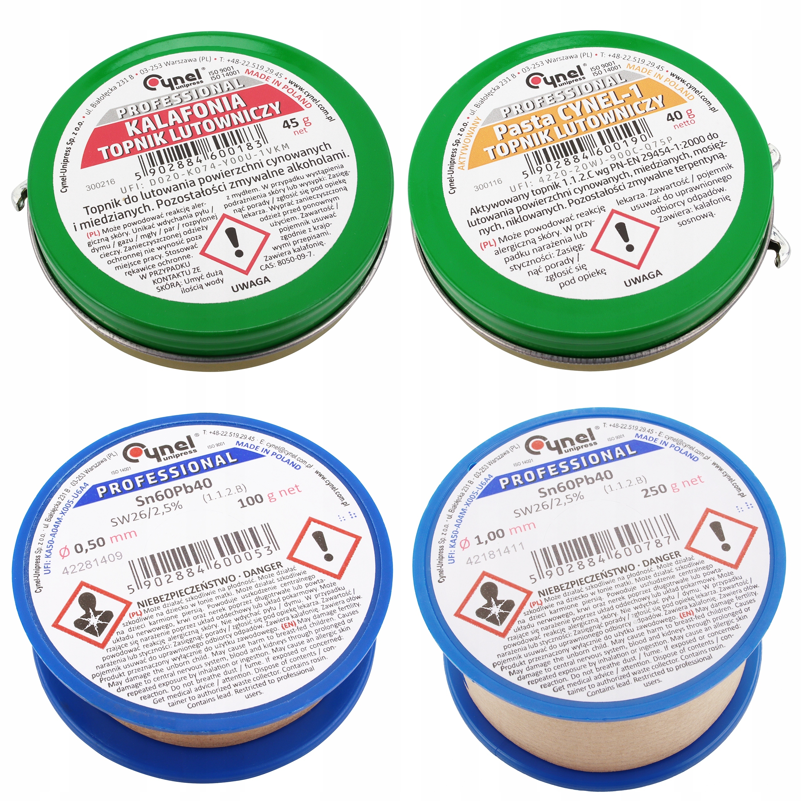 Pájecí Příslušenství Chemie Pro Pájení Kalafonie Pasta Cín 0,5 mm 1,0 mm