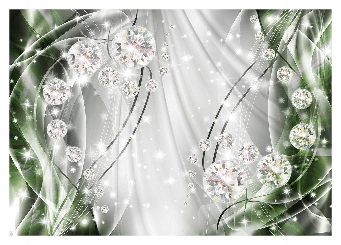 Vliesová fototapeta Diamantová Rozkoš Lesk a elegancia 368x254 lepidlo