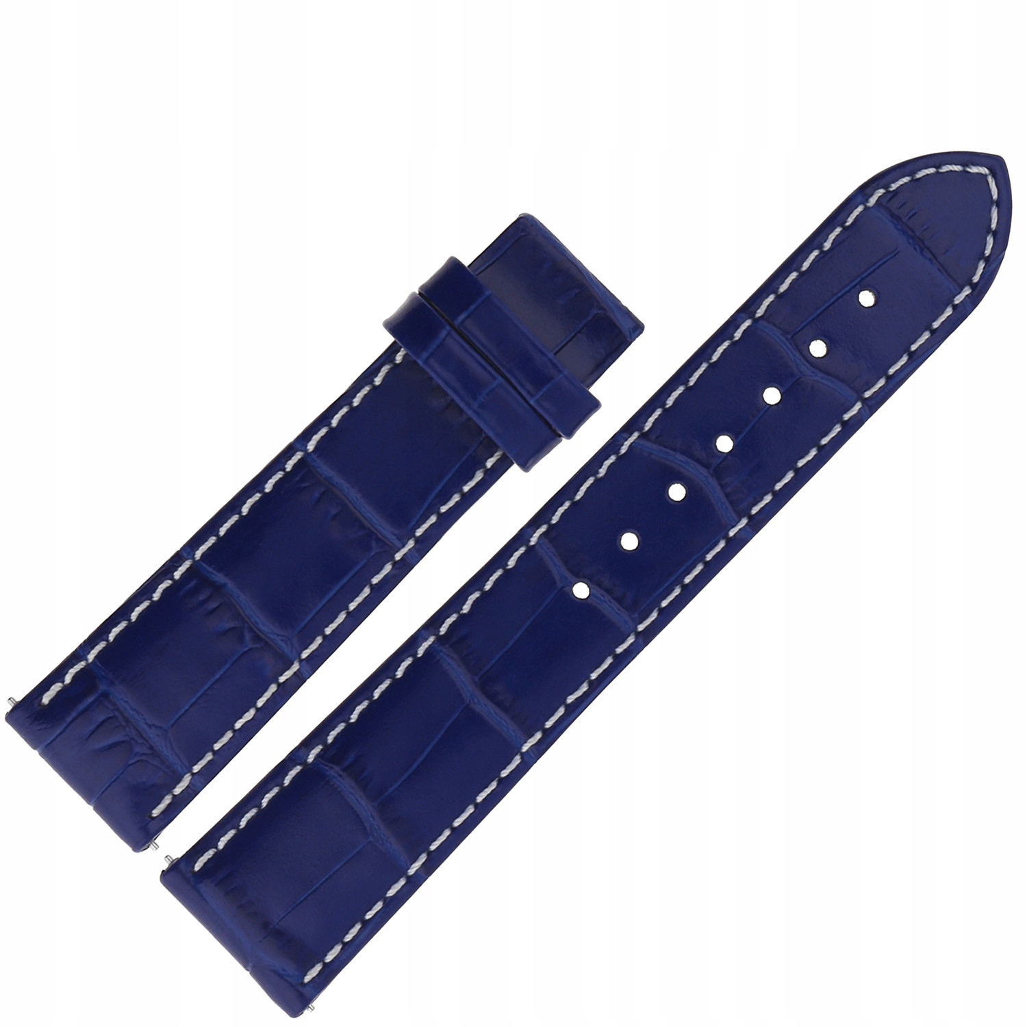 Pásek Douglas Day Date 41 (V.3.35) 20/18 mm modrý s bílým p. bez kl.