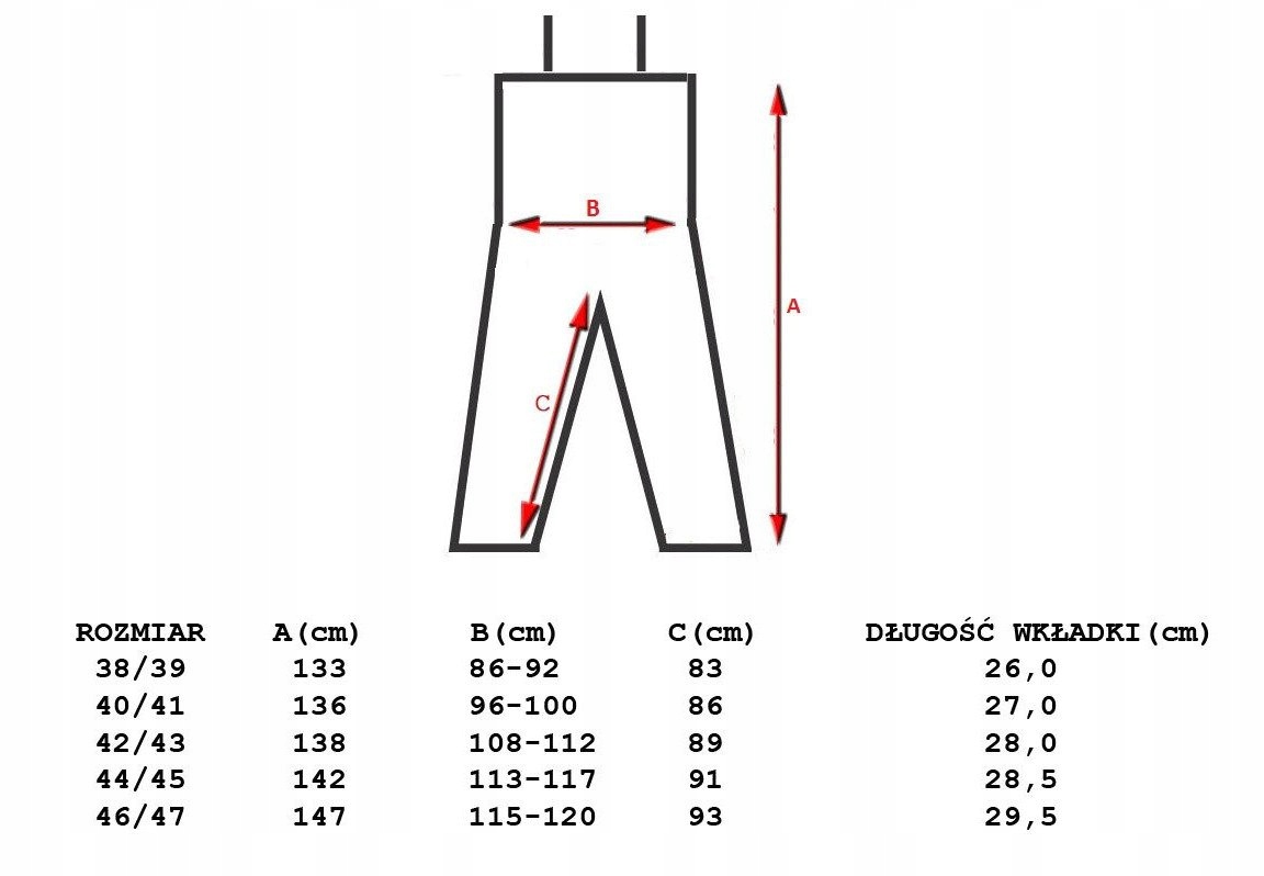 SPODNIOBUTY NEOPRENOWE CORMORAN-44/45 Rozmiar 44