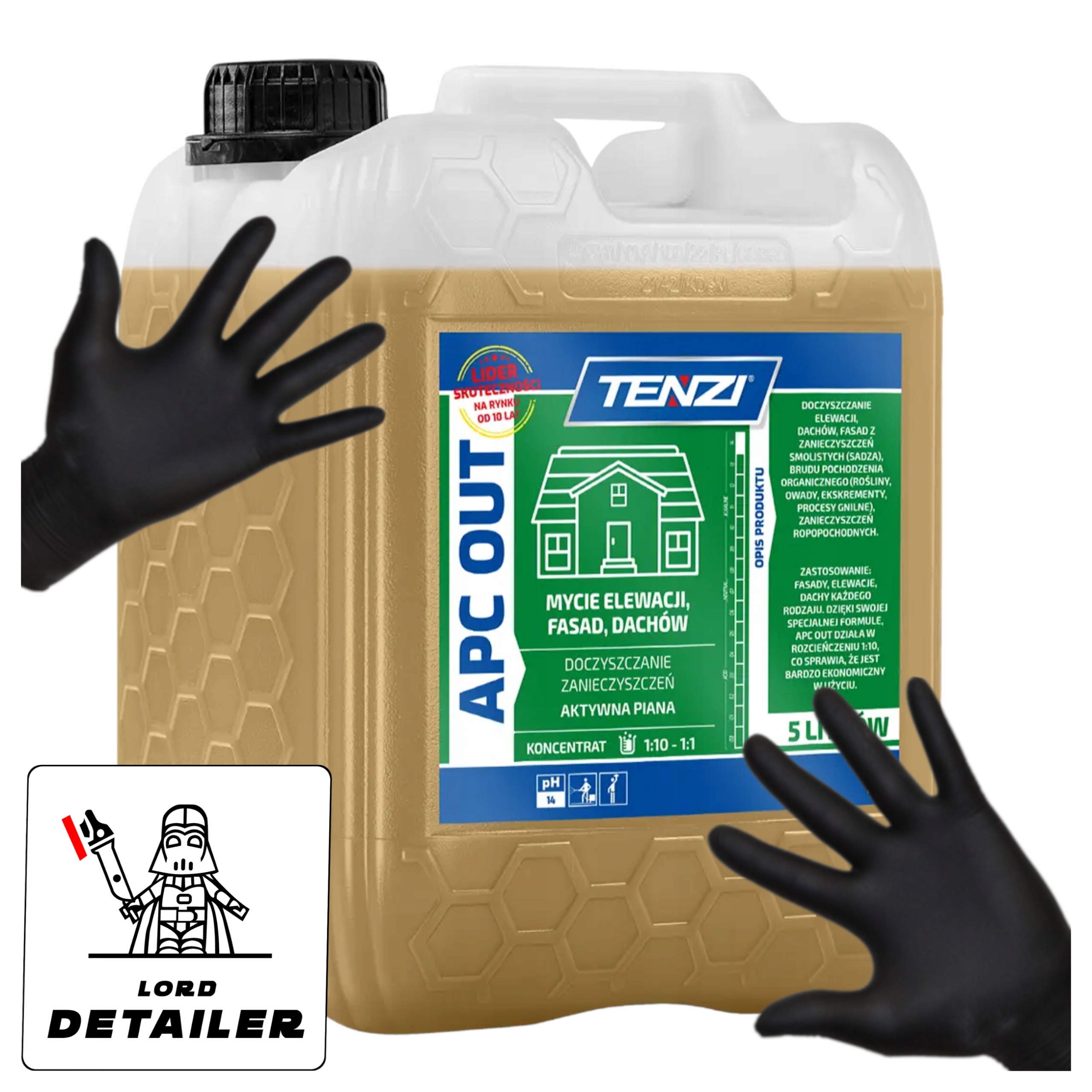 Levně Tenzi Apc Out 5L odstraňuje dehtový tuk, univerzální čisticí kapalina