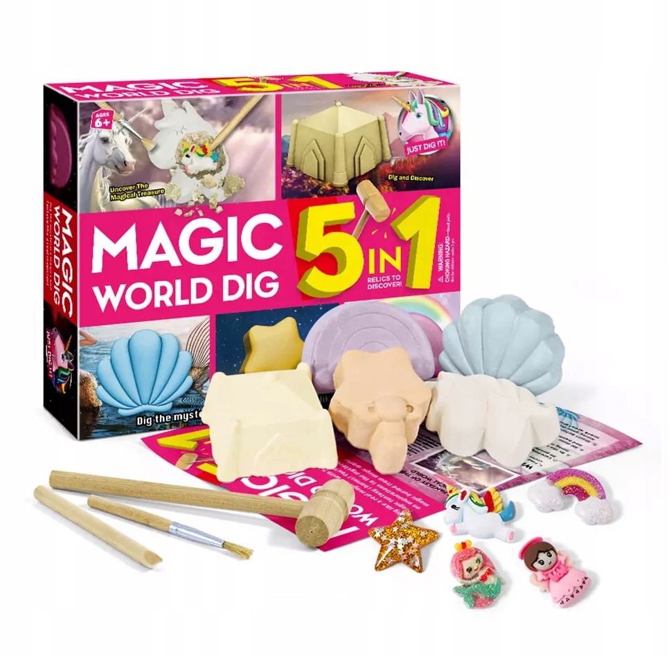 

Magiczny Świat 5W1 Wykopalisko Zestaw 5 Skarbów