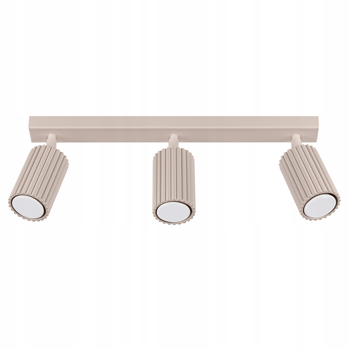 Sollux Lighting Karbon stropná lampa taupe lišta 45 cm 3xGU10