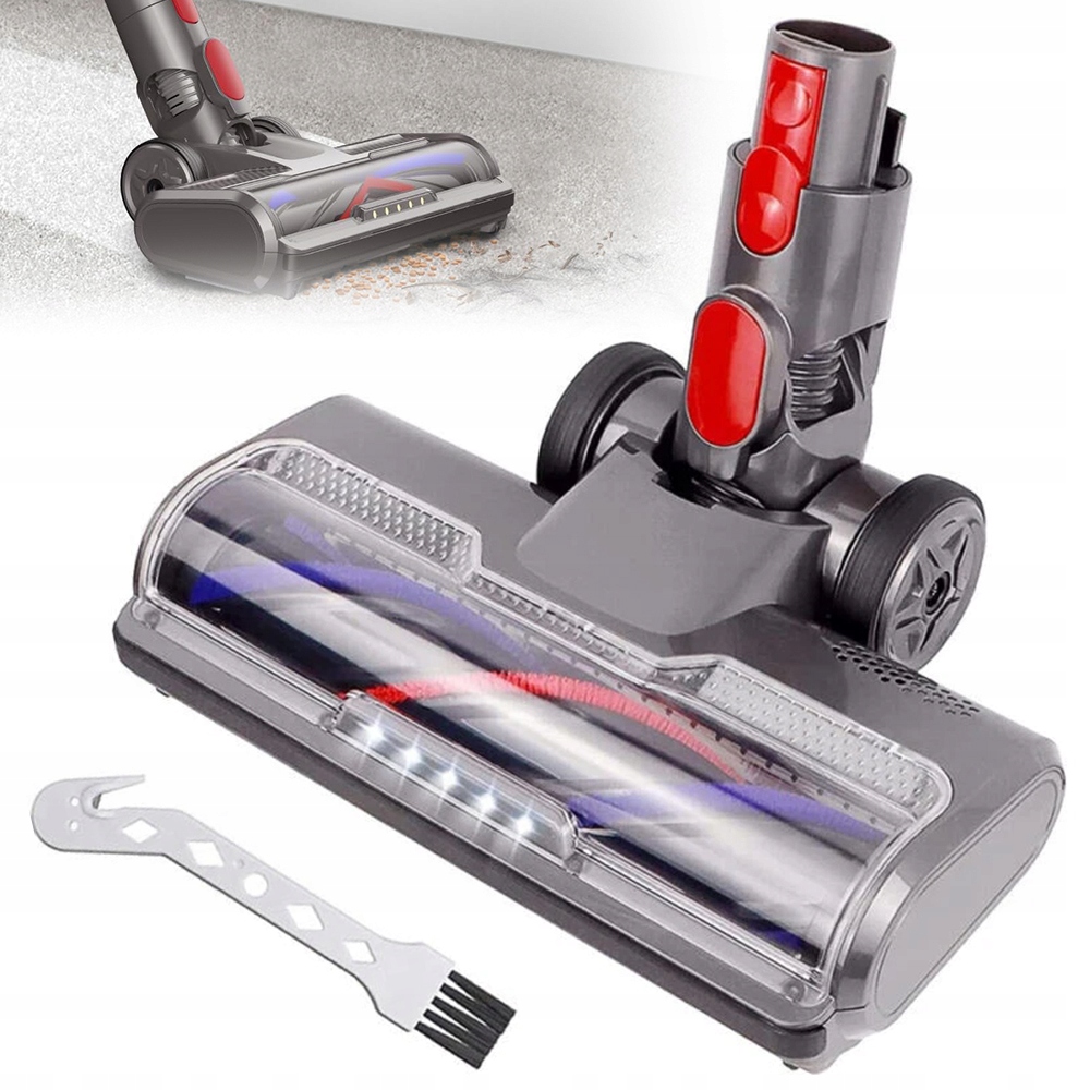 Turbokartáčová Rotační Hubice S Led Pro Vysavač Dyson V7 V8 V10 V11 V15
