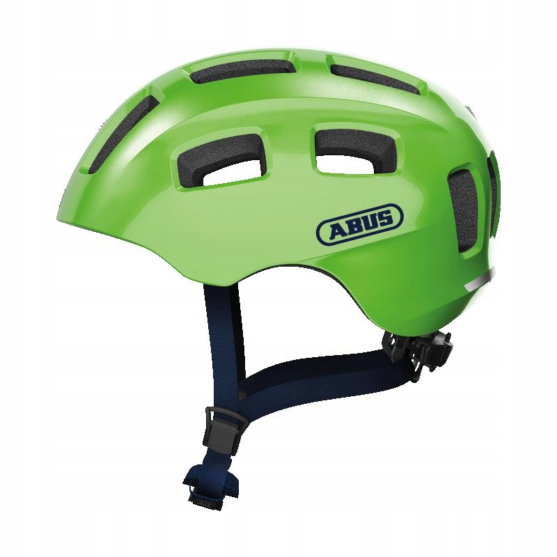 Abus Přilba Youn-I 2.0 dětské jiskřivě zelená M (52-57 cm)