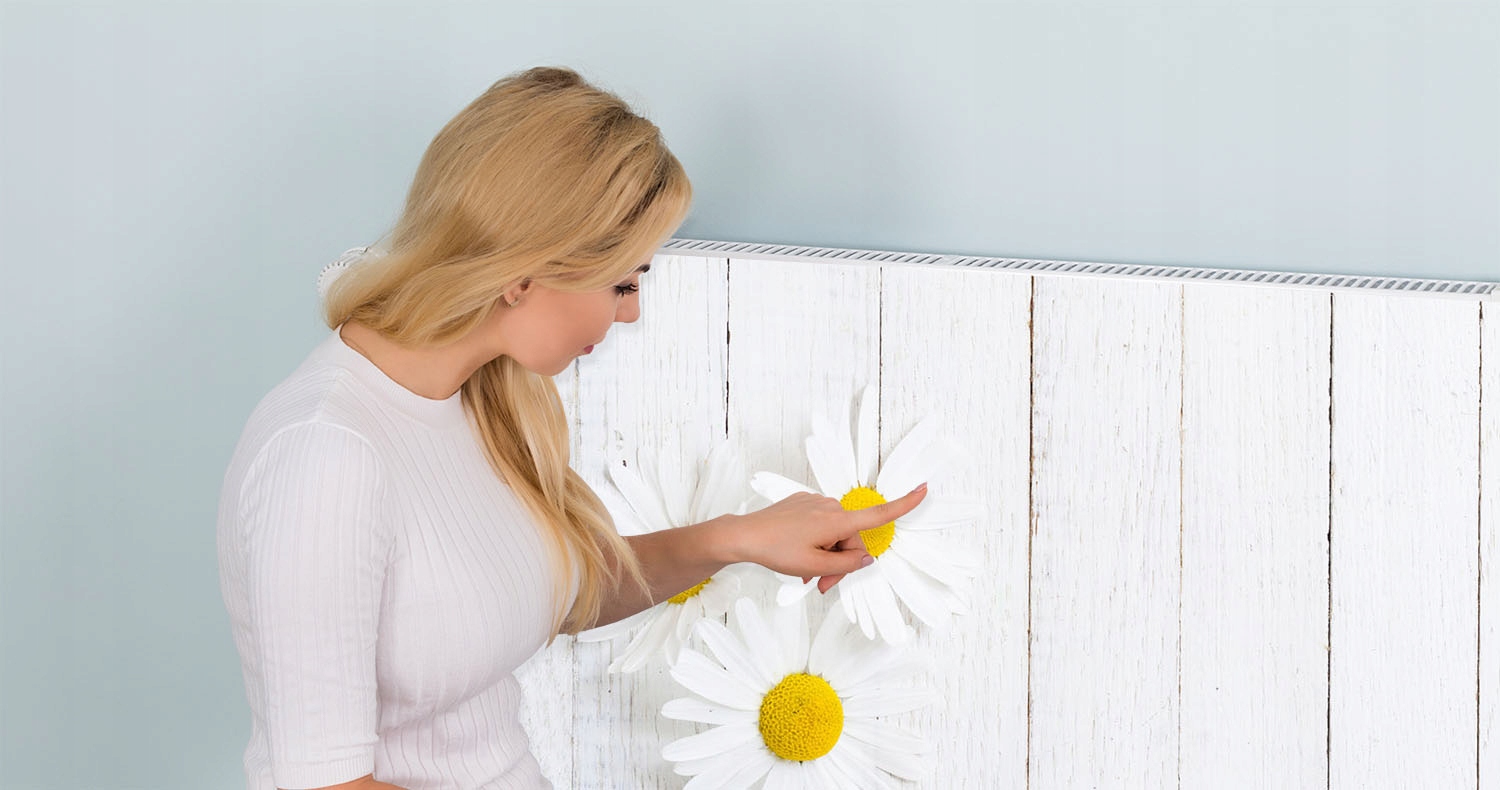 MAGNES MATA MAGNETYCZNA NA KALORYFER 120x60 KWIATY FOTOTAPETA Grubość materiału 1 mm